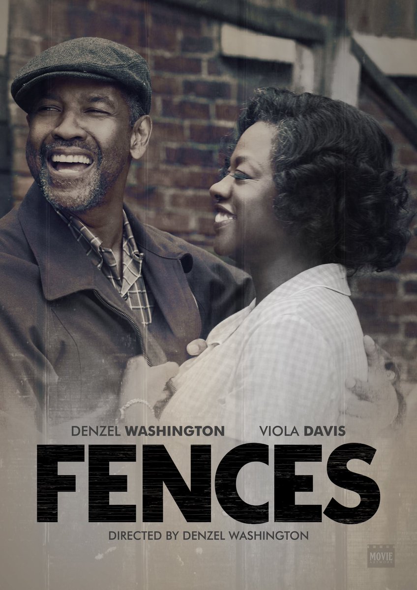 Fences film poster — Denzel Washington and Viola Davis