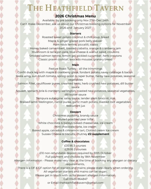 Christmas at The Heathfield Tavern (picture: The Heathfield Tavern)