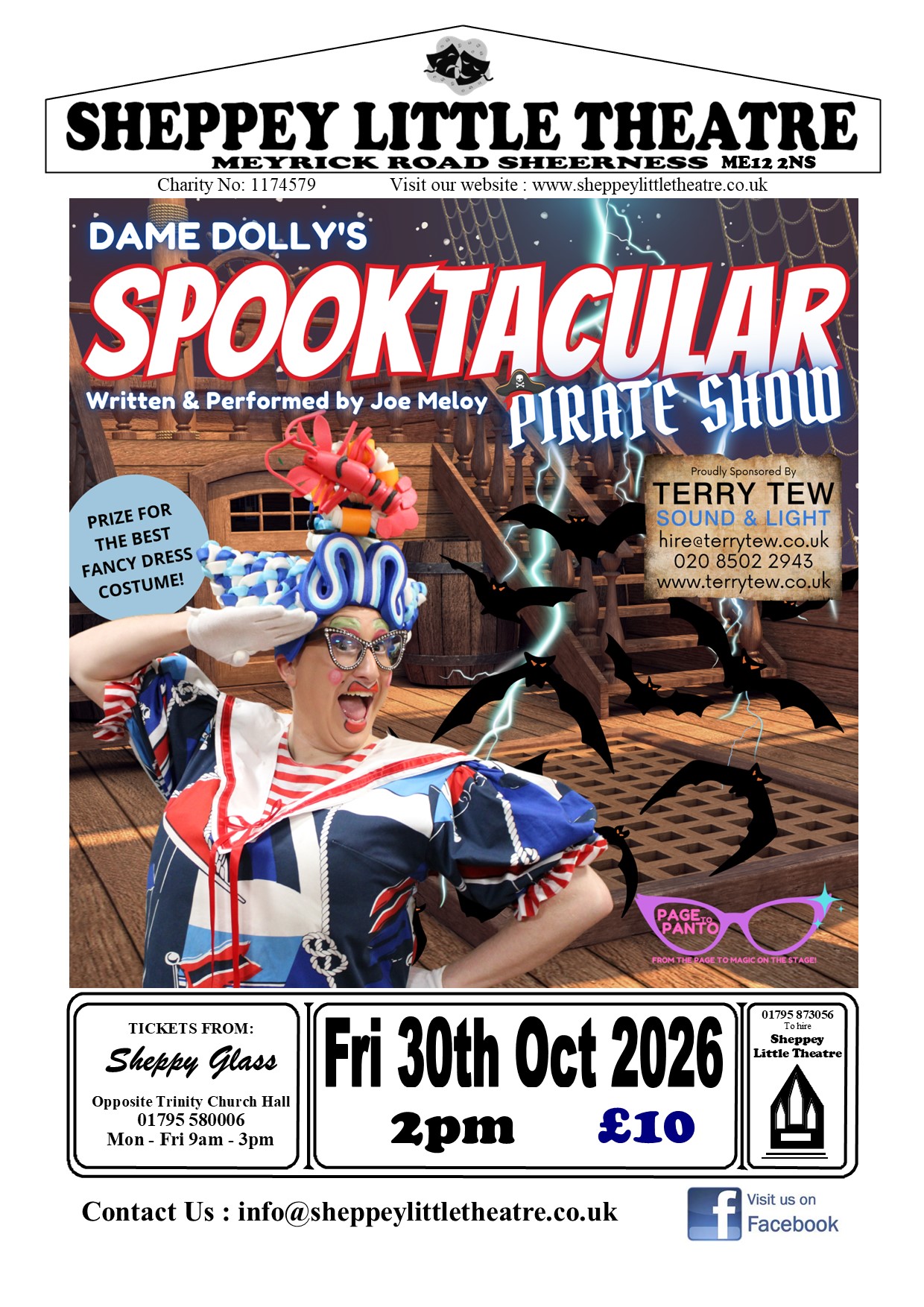 Dame Dolly’s Spooktacular Pirate Show (picture: Sheppey Little Theatre)