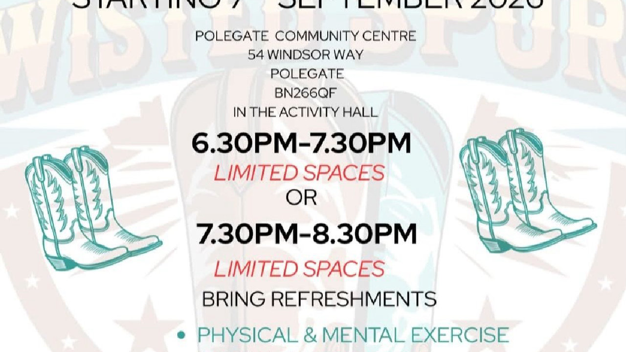 Twisted Spurs – Line Dancing (picture: Polegate Community Association)