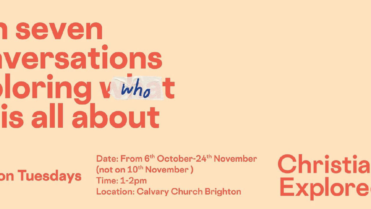 Christianity Explored (picture: Calvary Church Brighton)