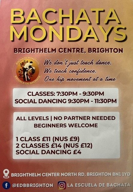 Bachata Monday (picture: Brighthelm Centre)