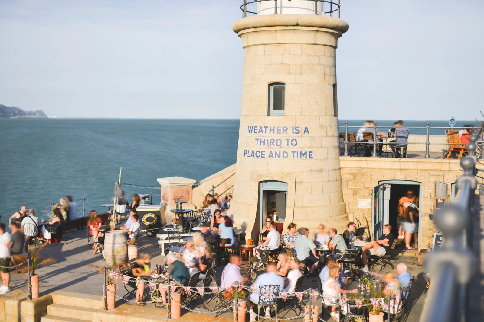 The Lighthouse Champagne Bar (picture: Folkestone Harbour Arm)