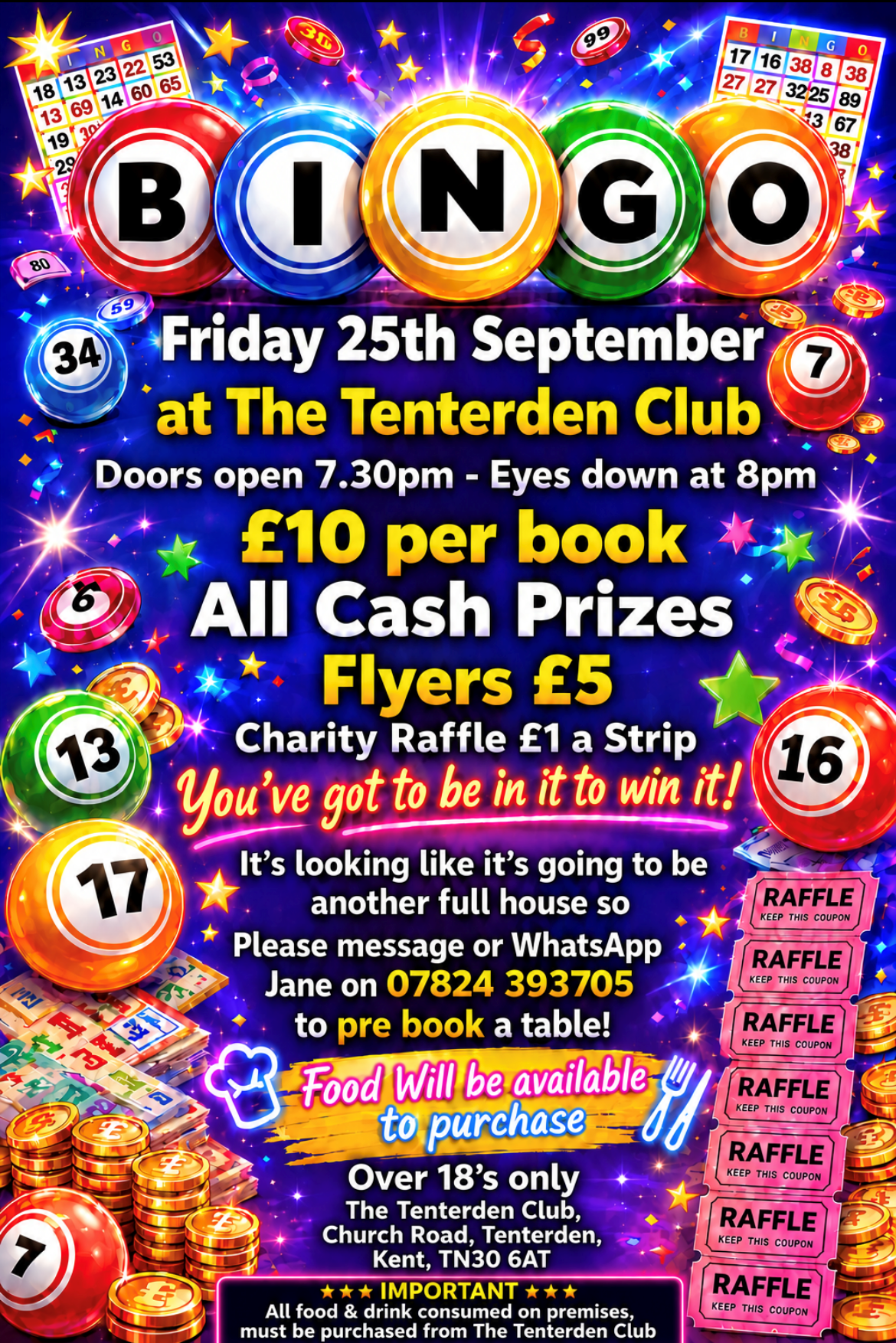 BINGO NIGHT (picture: The Tenterden Club)