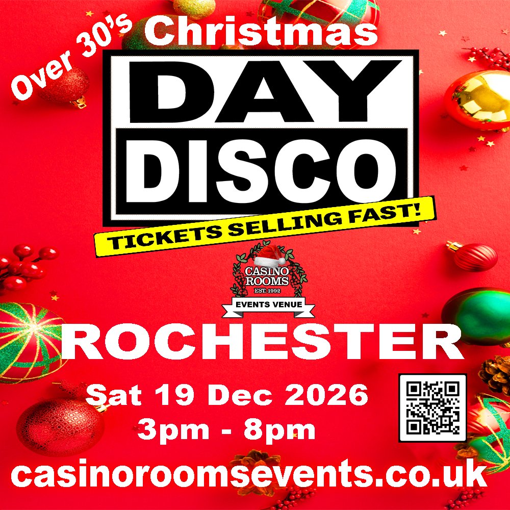 Day Disco December 2026 (picture: The Casino Rooms Nightclub & Events Venue)