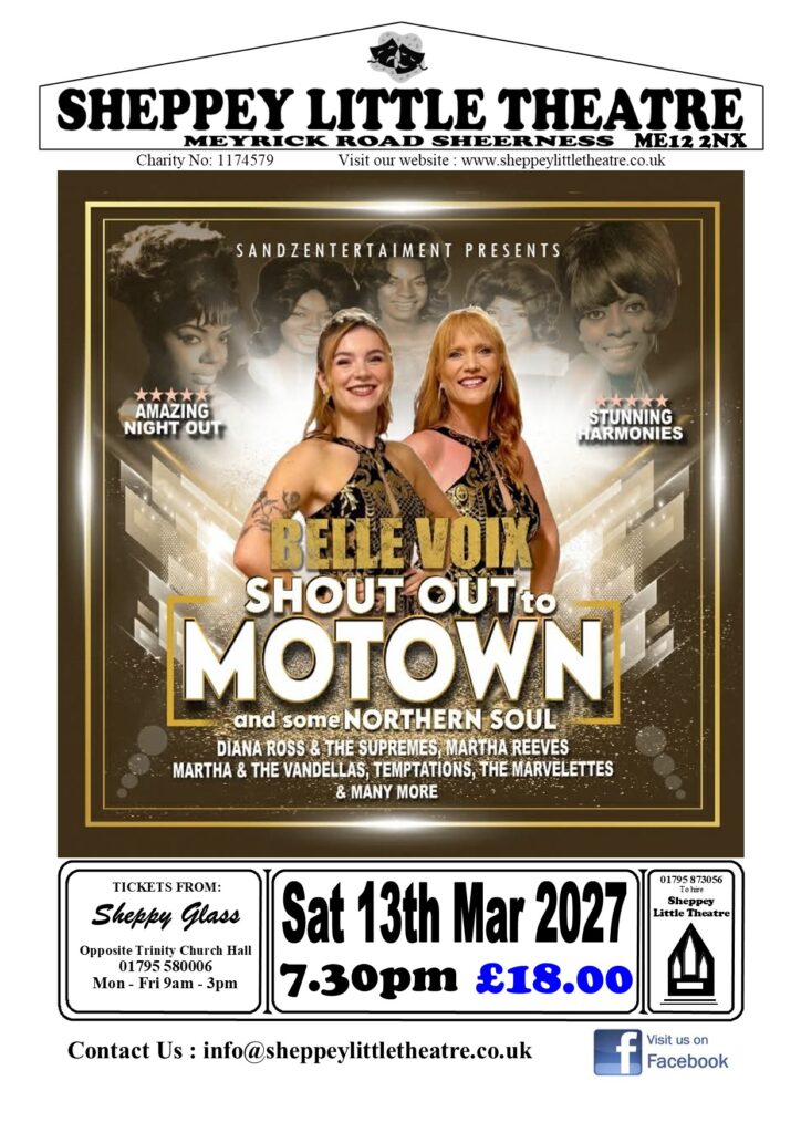 BELLE VOIX SHOUT OUT TO MOTOWN AND SOME NORTHERN SOUL (picture: Sheppey Little Theatre)