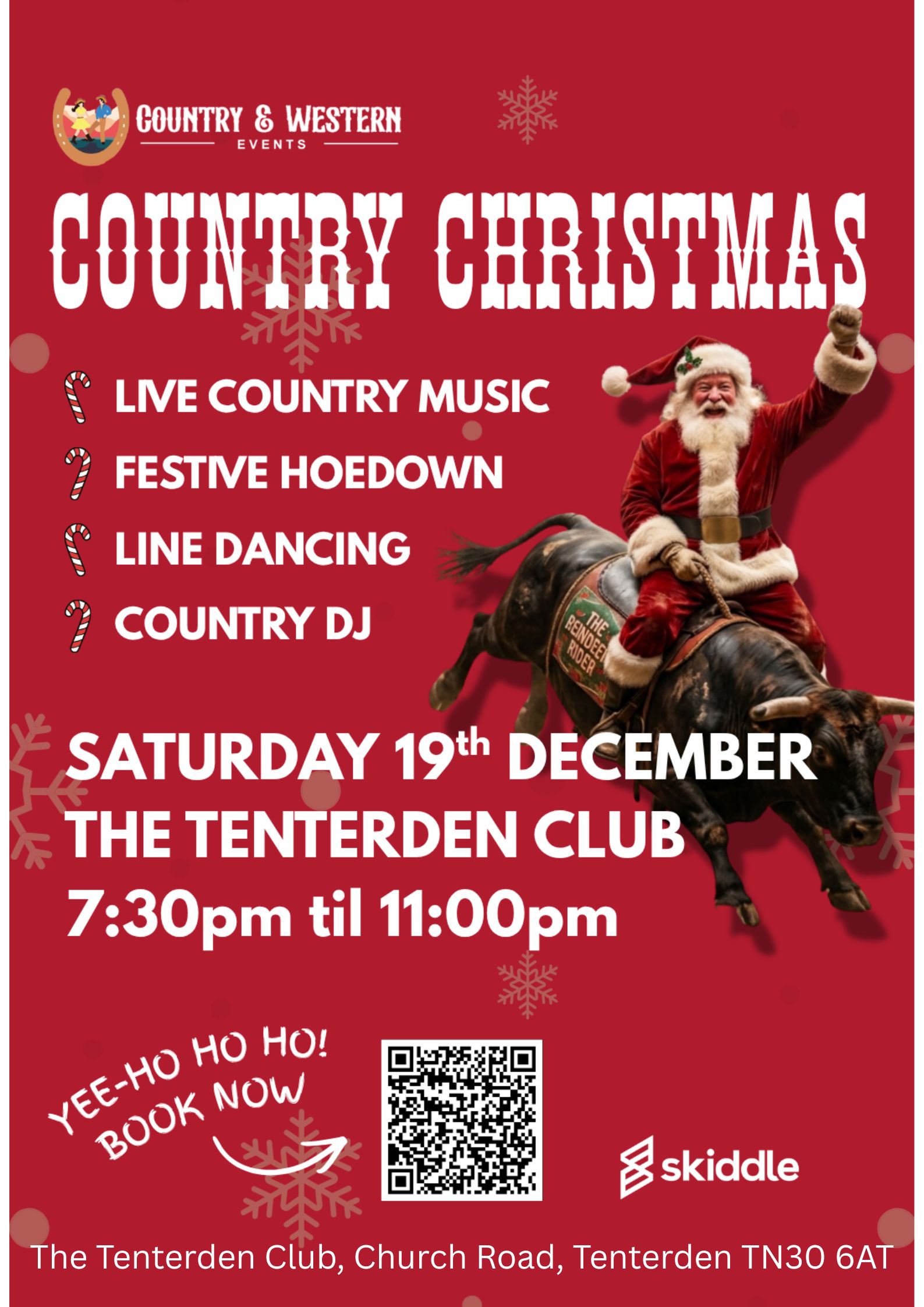 Country & Western Events Christmas Hoedown (picture: The Tenterden Club)