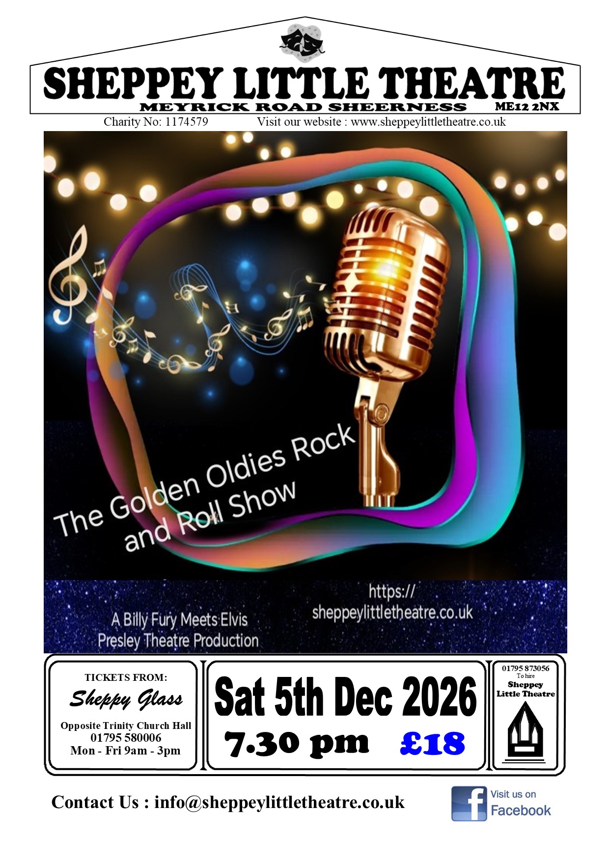 A Billy Fury Meets Elvis Presley Theatre Production (picture: Sheppey Little Theatre)