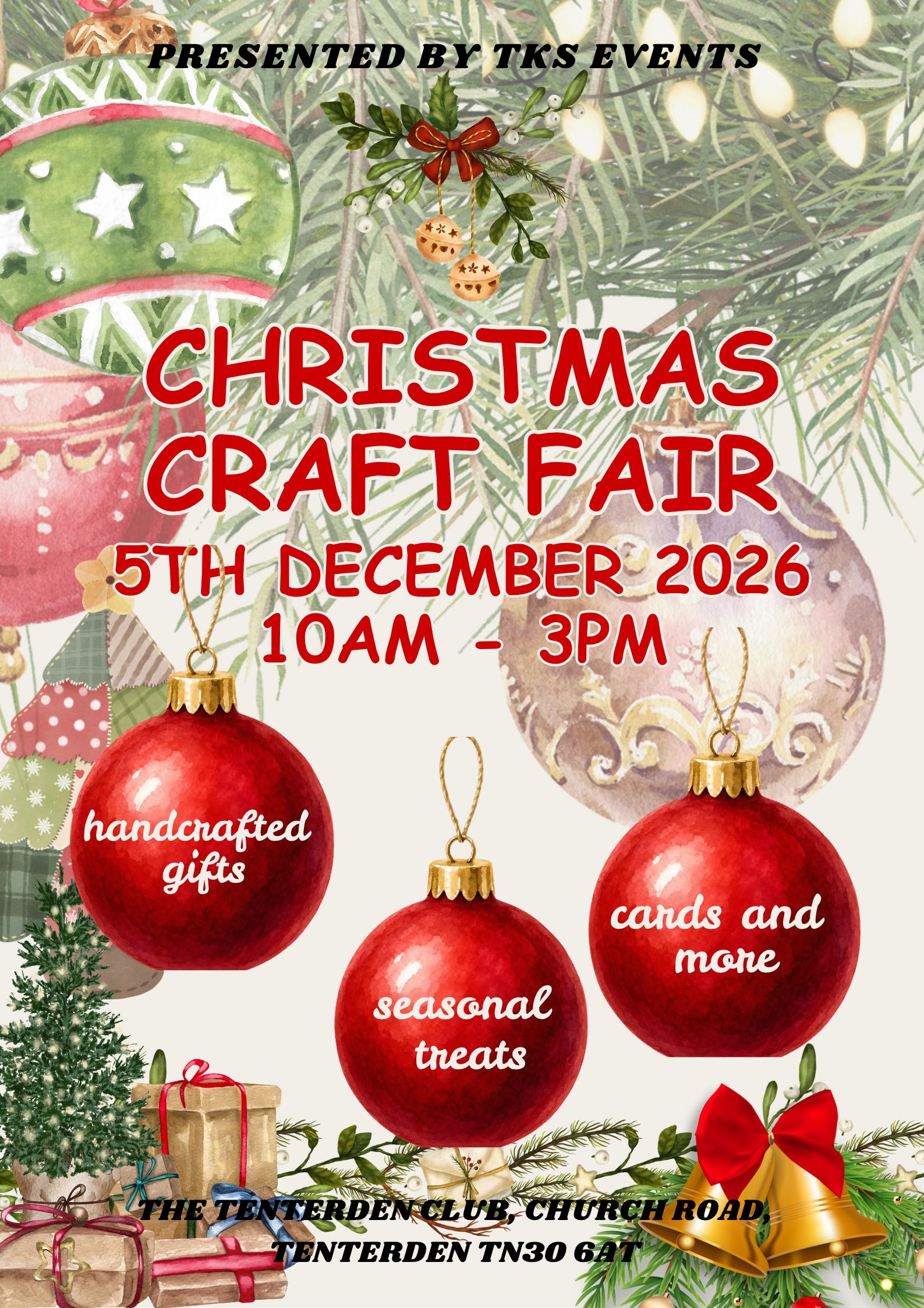 Christmas Craft Fair presented by TKS Events (picture: The Tenterden Club)