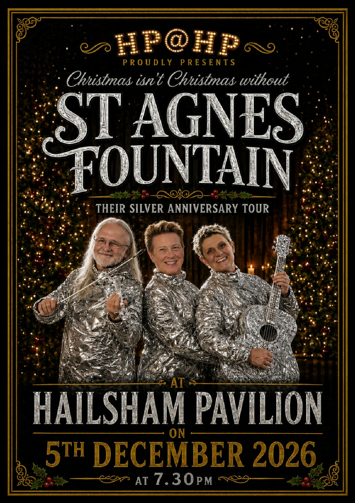 St Agnes Fountain – Silver Jubilee Tour 2026 (picture: Hailsham Pavilion)