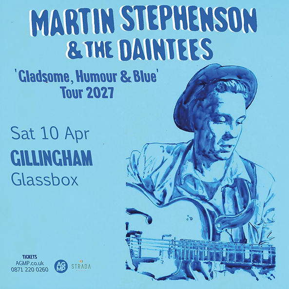 Martin Stephenson & The Daintees 'Gladsome, Humour & Blue' Tour (picture: GlassBox Theatre)