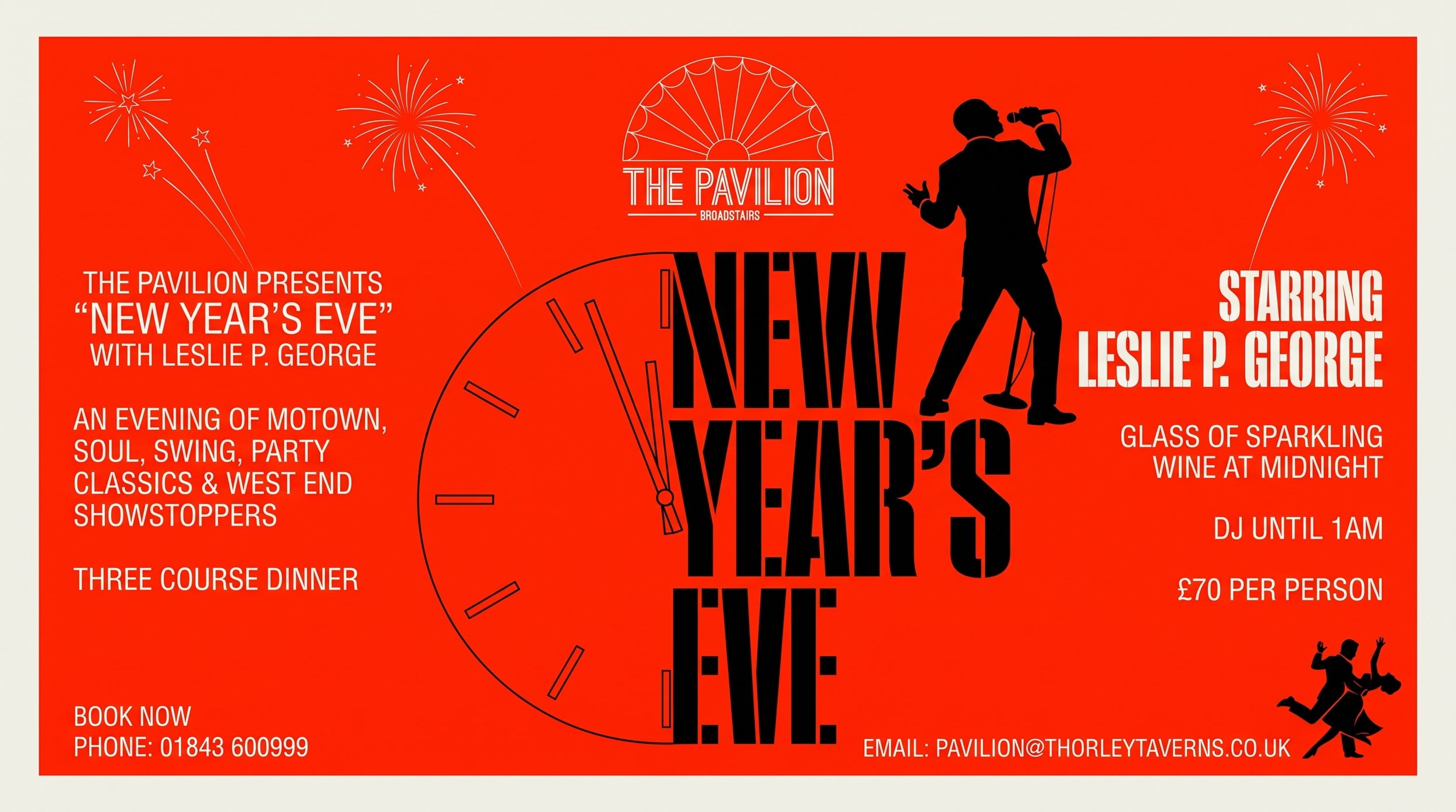 New Year's Eve with Leslie P. George (picture: The Pavilion)