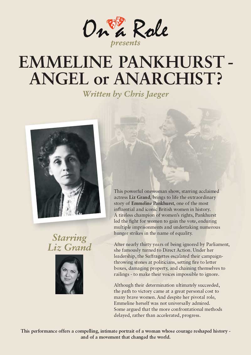 Emmeline (picture: Sarah Thorne Theatre)