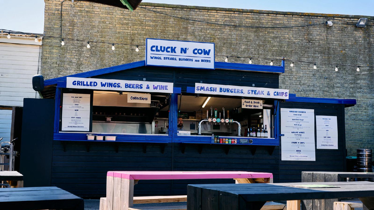 Cluck and Cow (picture: Folkestone Harbour Arm)