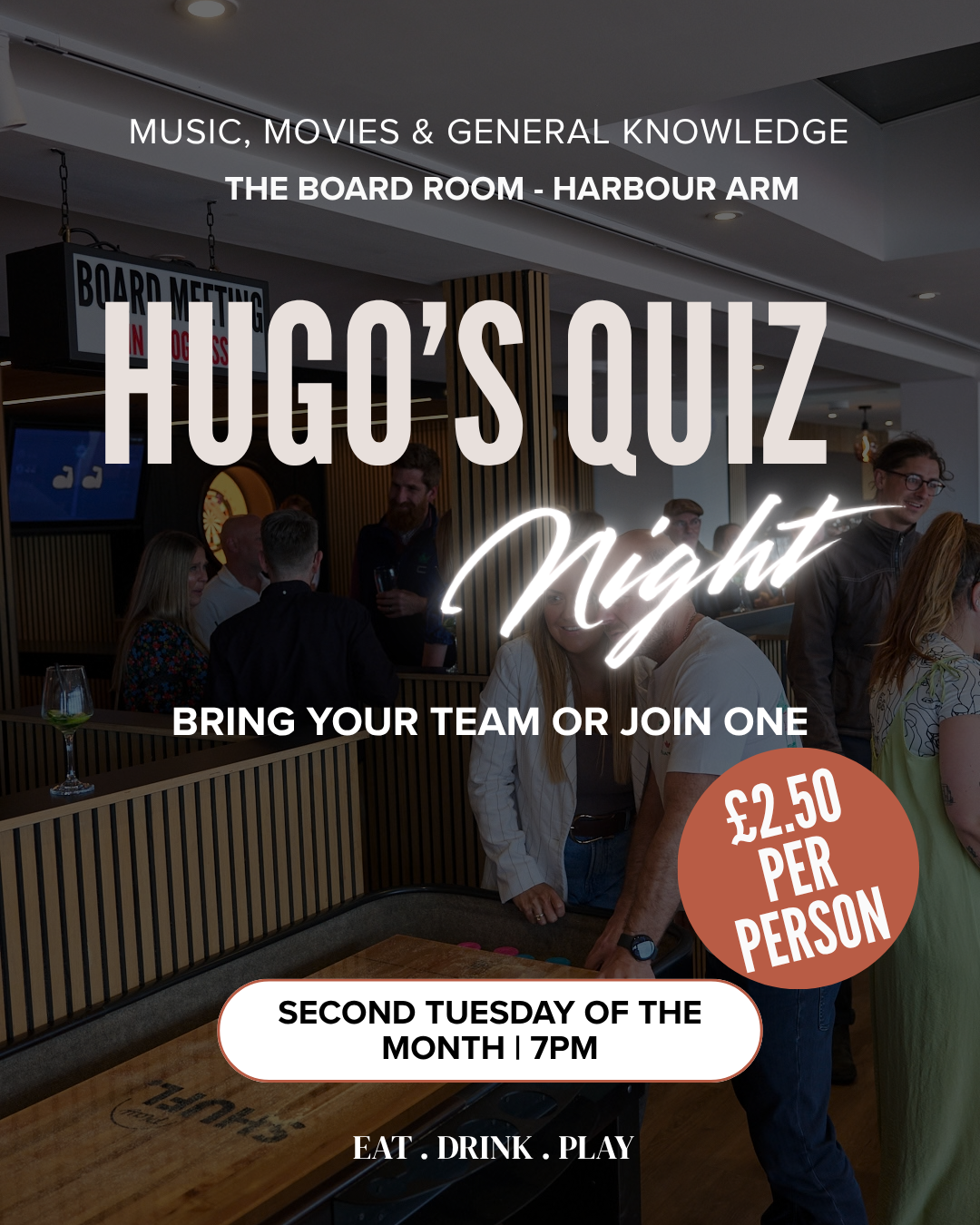 Quiz night at The Board Room (picture: Folkestone Harbour Arm)