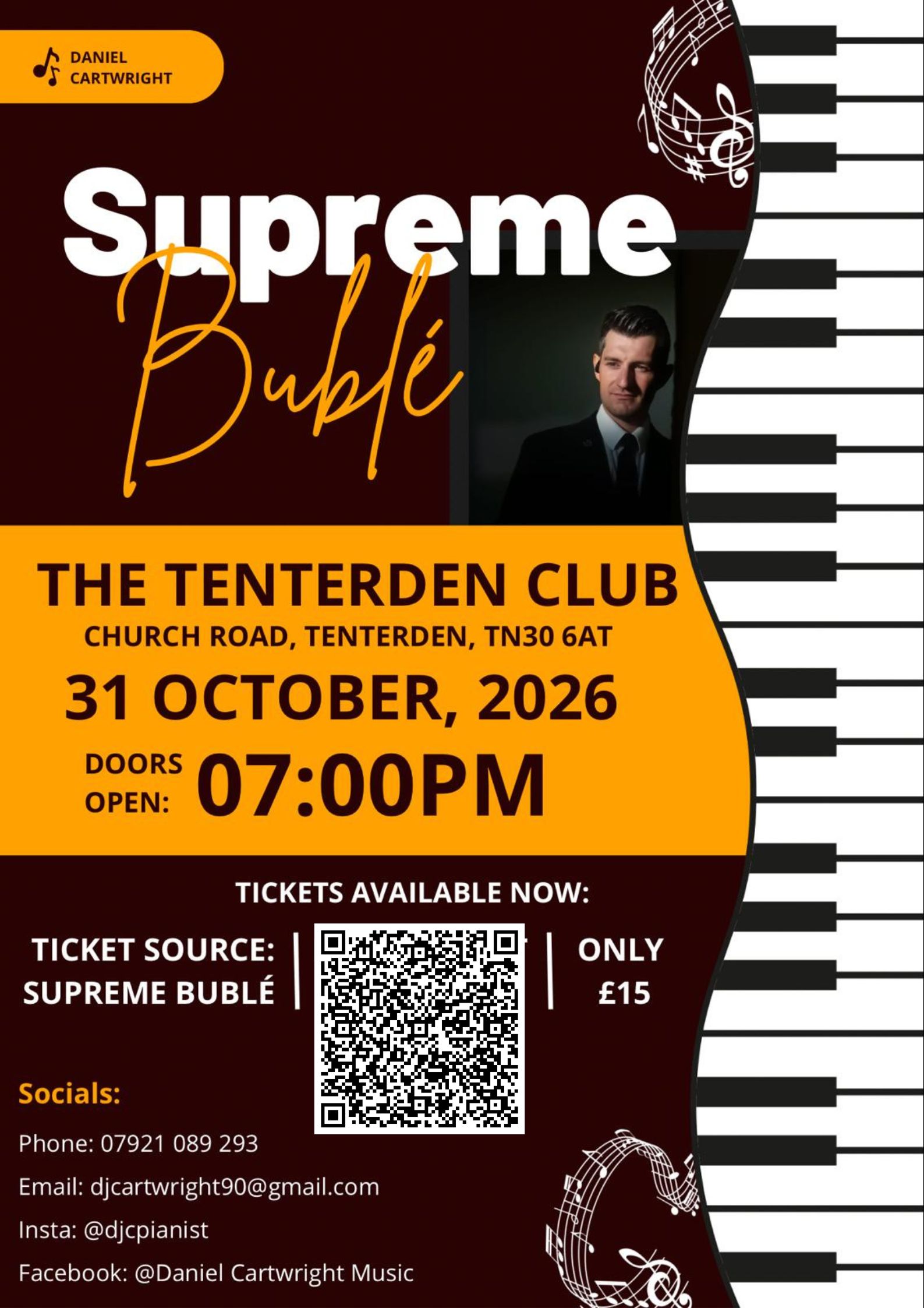Michael Buble Tribute Evening (picture: The Tenterden Club)