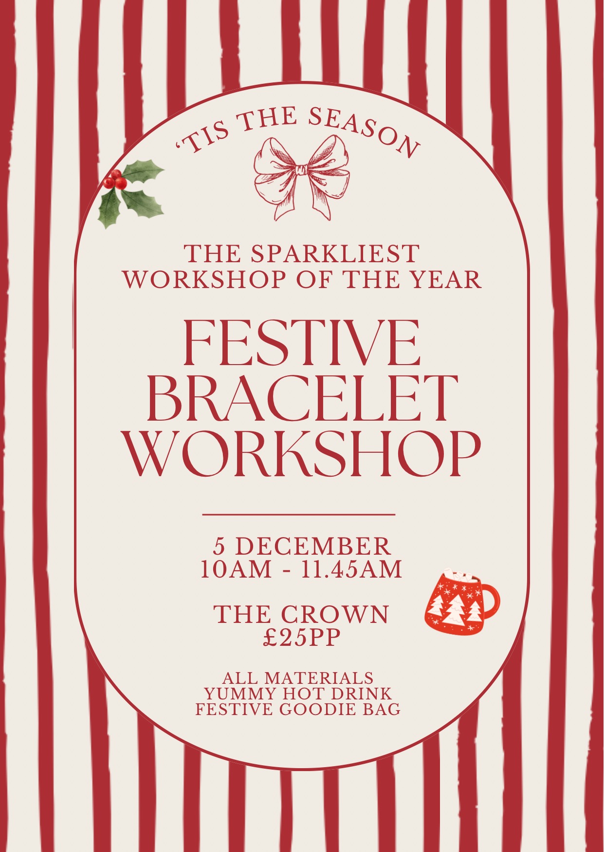 Festive Bracelet Workshop (picture: The Crown)