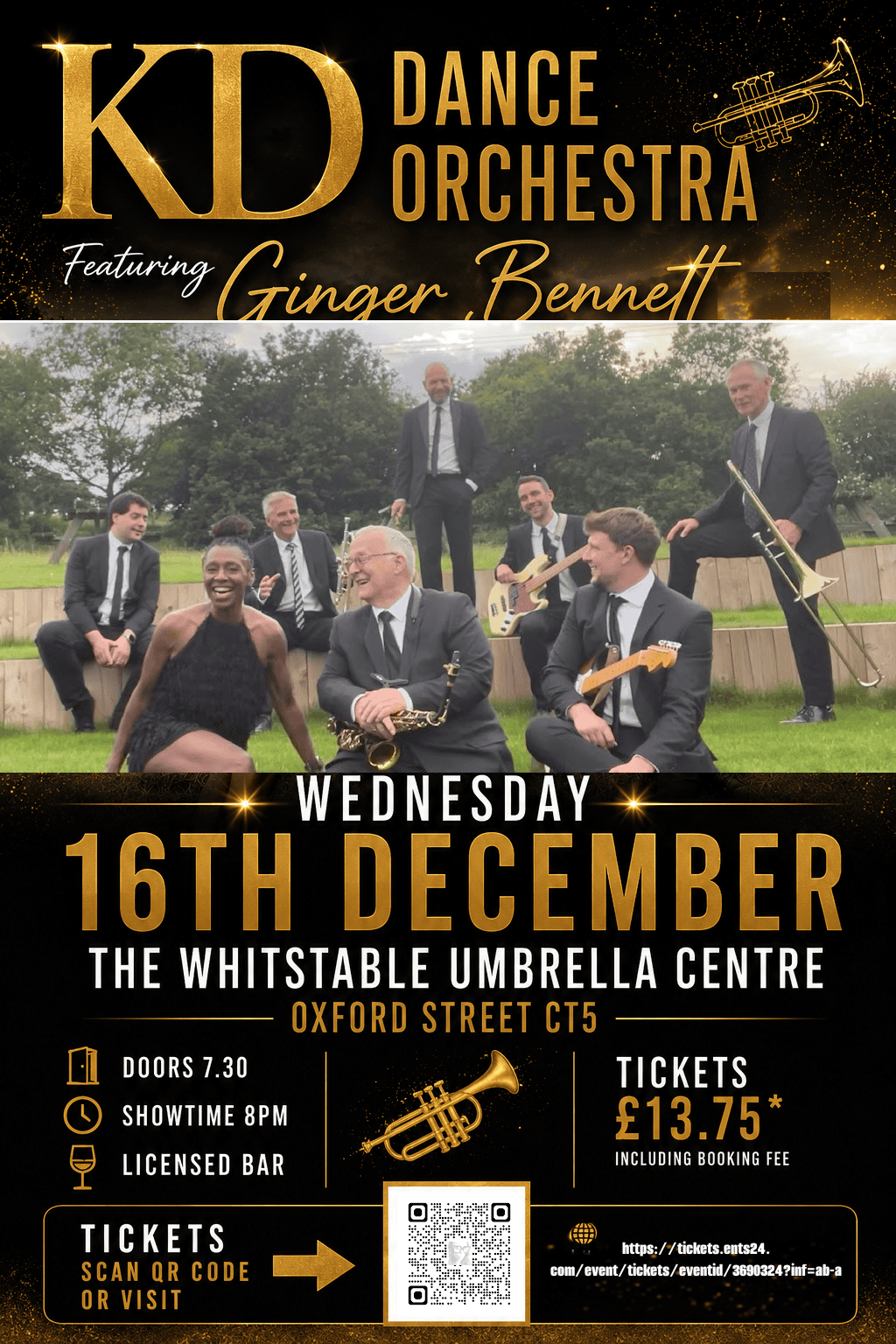 KD Dance Orchestra – At the Whitstable Umbrella Centre (picture: Whitstable Umbrella Community Support centre)