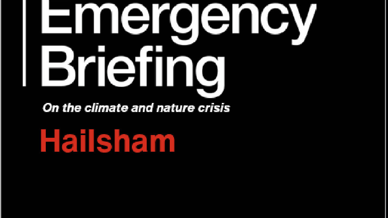 National Emergency Briefing (picture: Hailsham Pavilion)