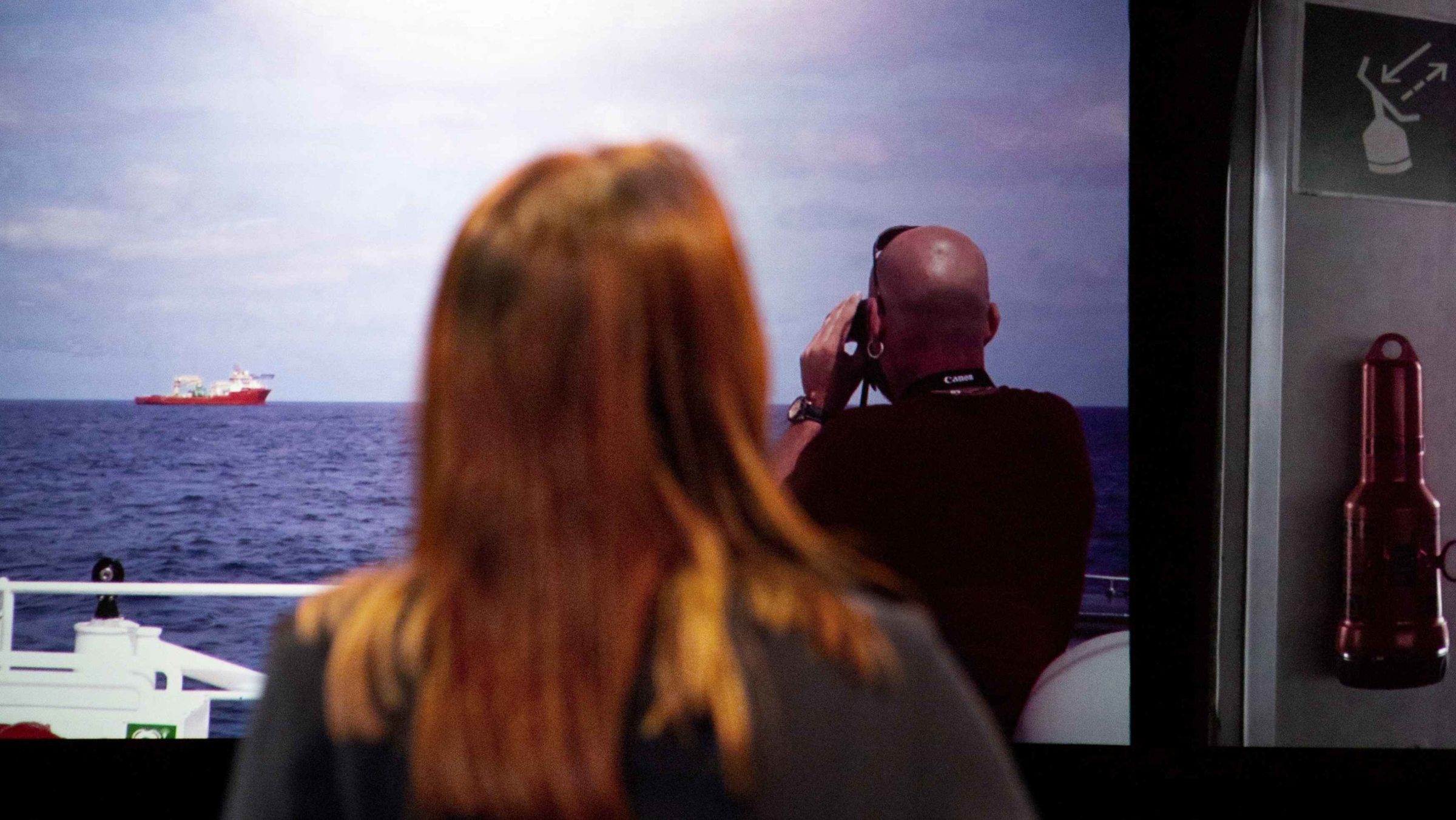 Silke Huysmans and Hannes Dereere 'Out of the Blue' (picture: Attenborough Centre for the Creative Arts)