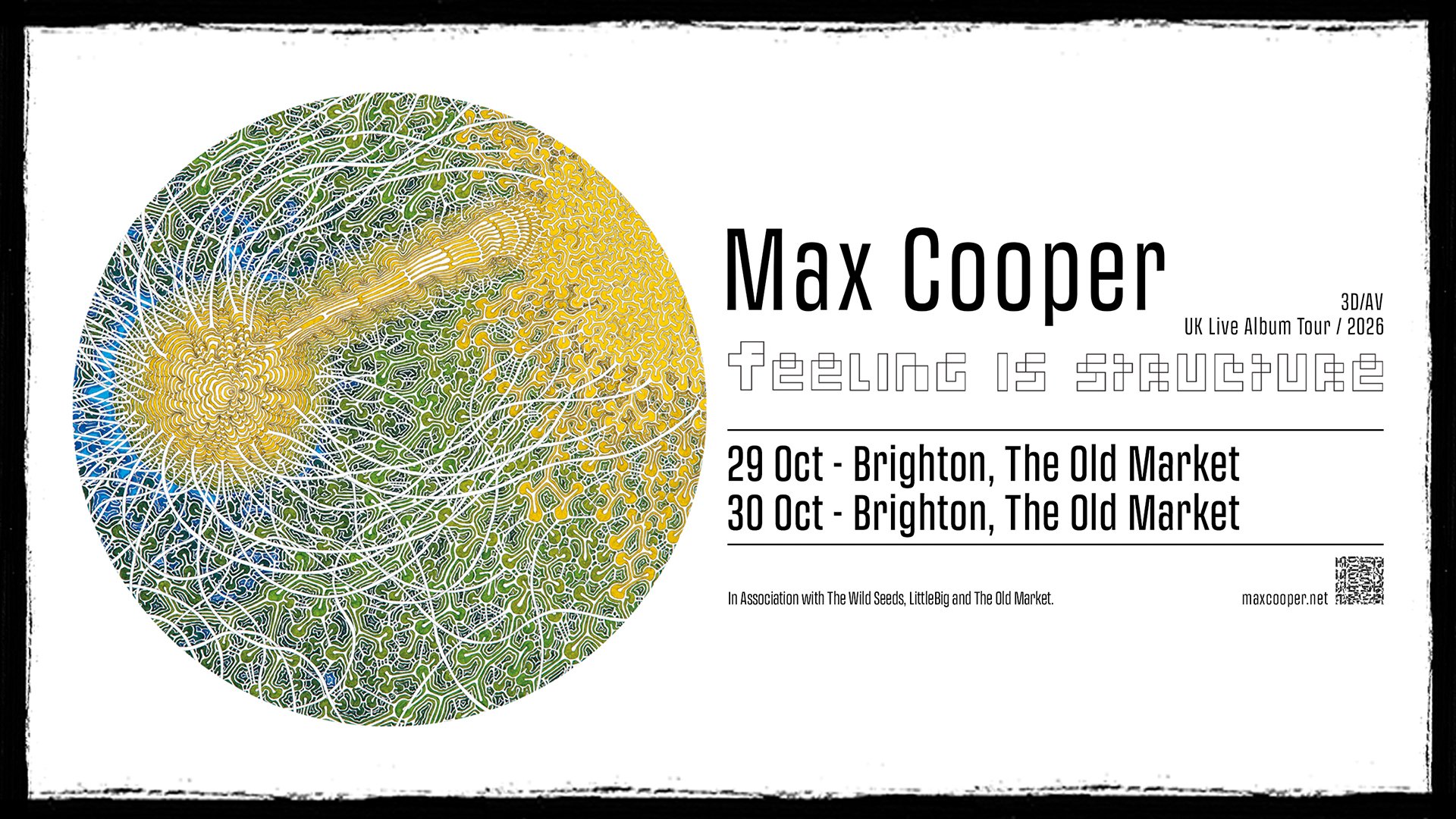 Max Cooper: 3D/AV Live (picture: The Old Market)