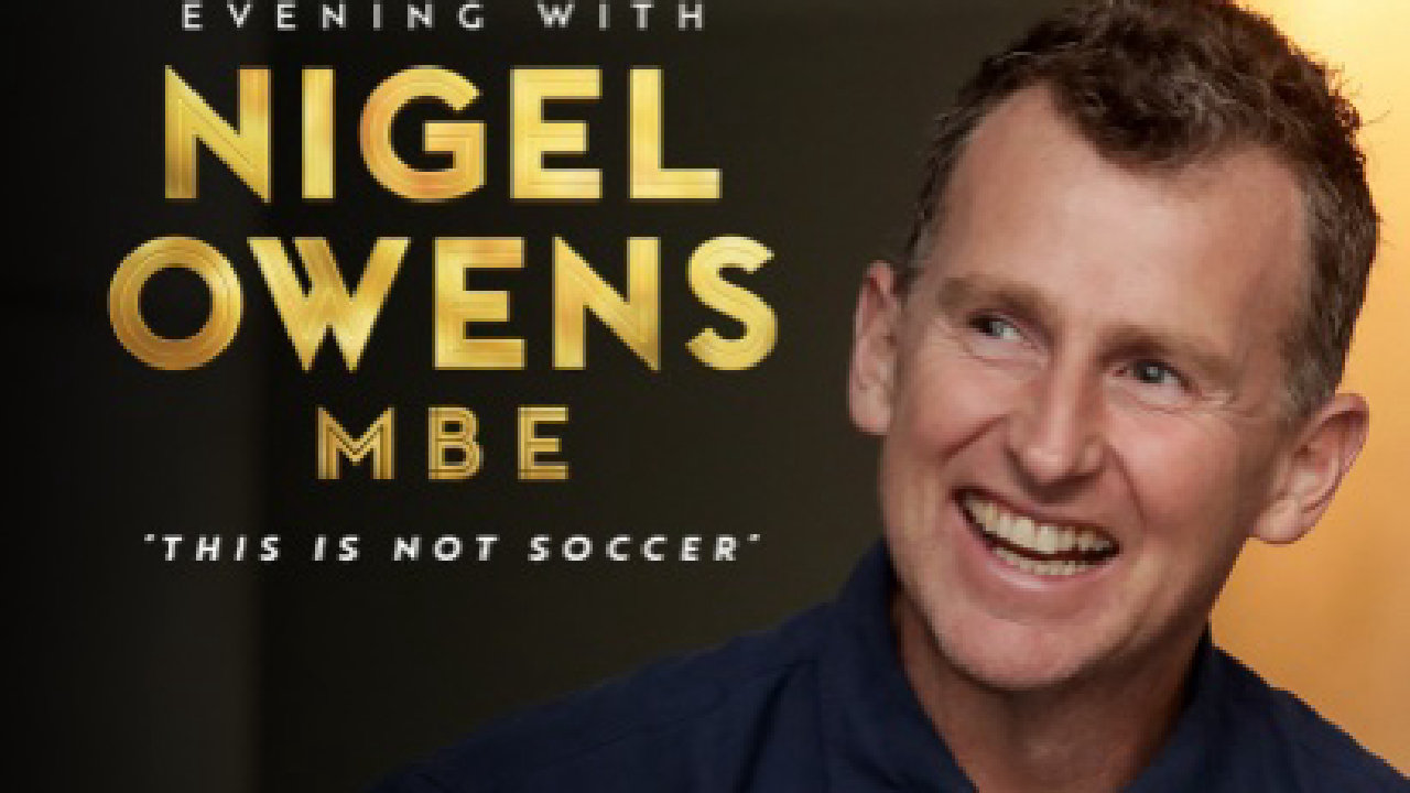 An Evening with Nigel Owens, MBE (picture: Assembly Hall Theatre)