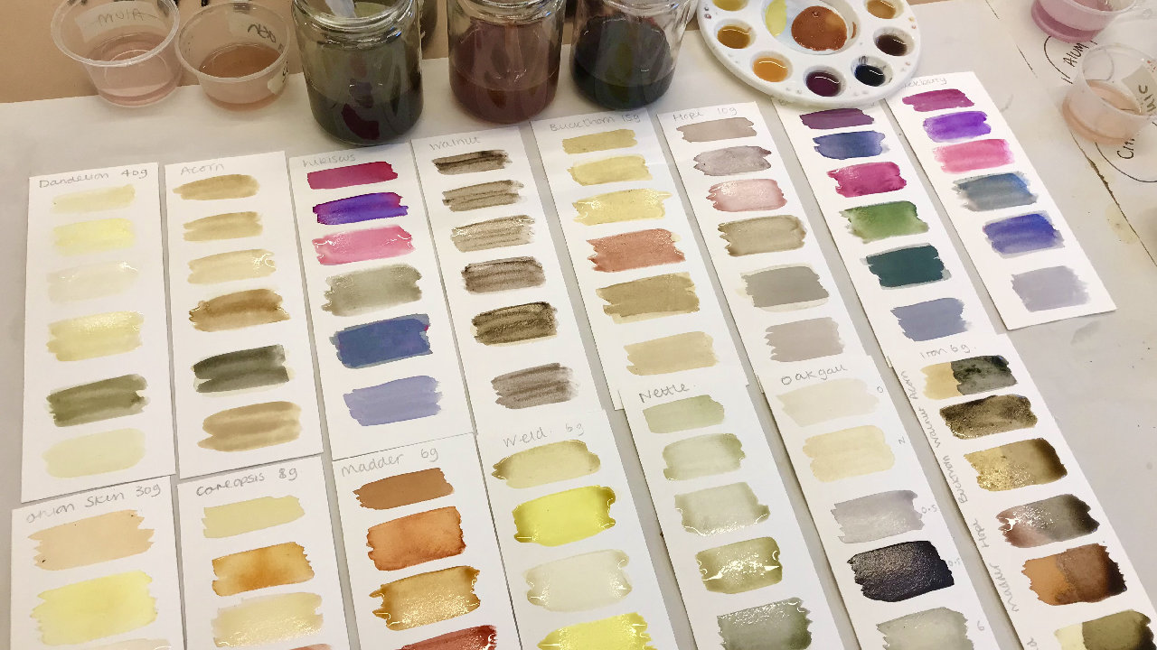 BOTANICAL INK MAKING (picture: Hastings Contemporary)