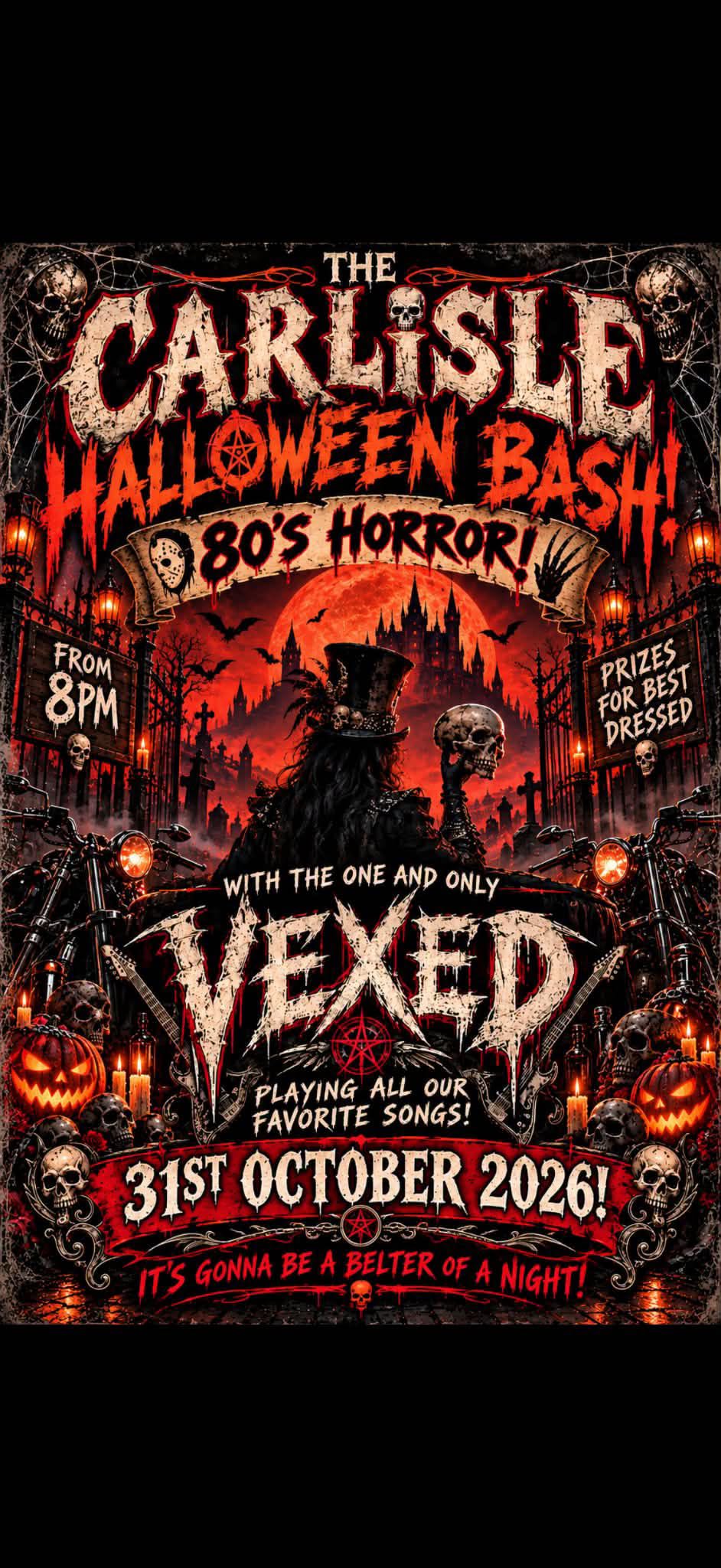 Halloween Party with Vexed (picture: The Carlisle)