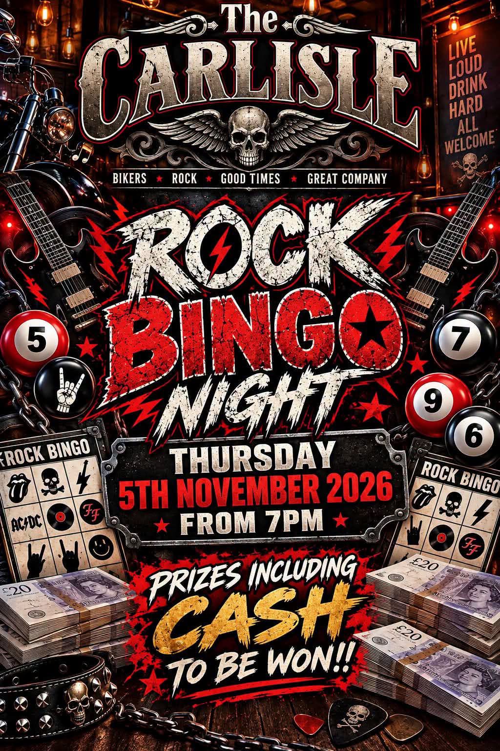 Rock Bingo (picture: The Carlisle)