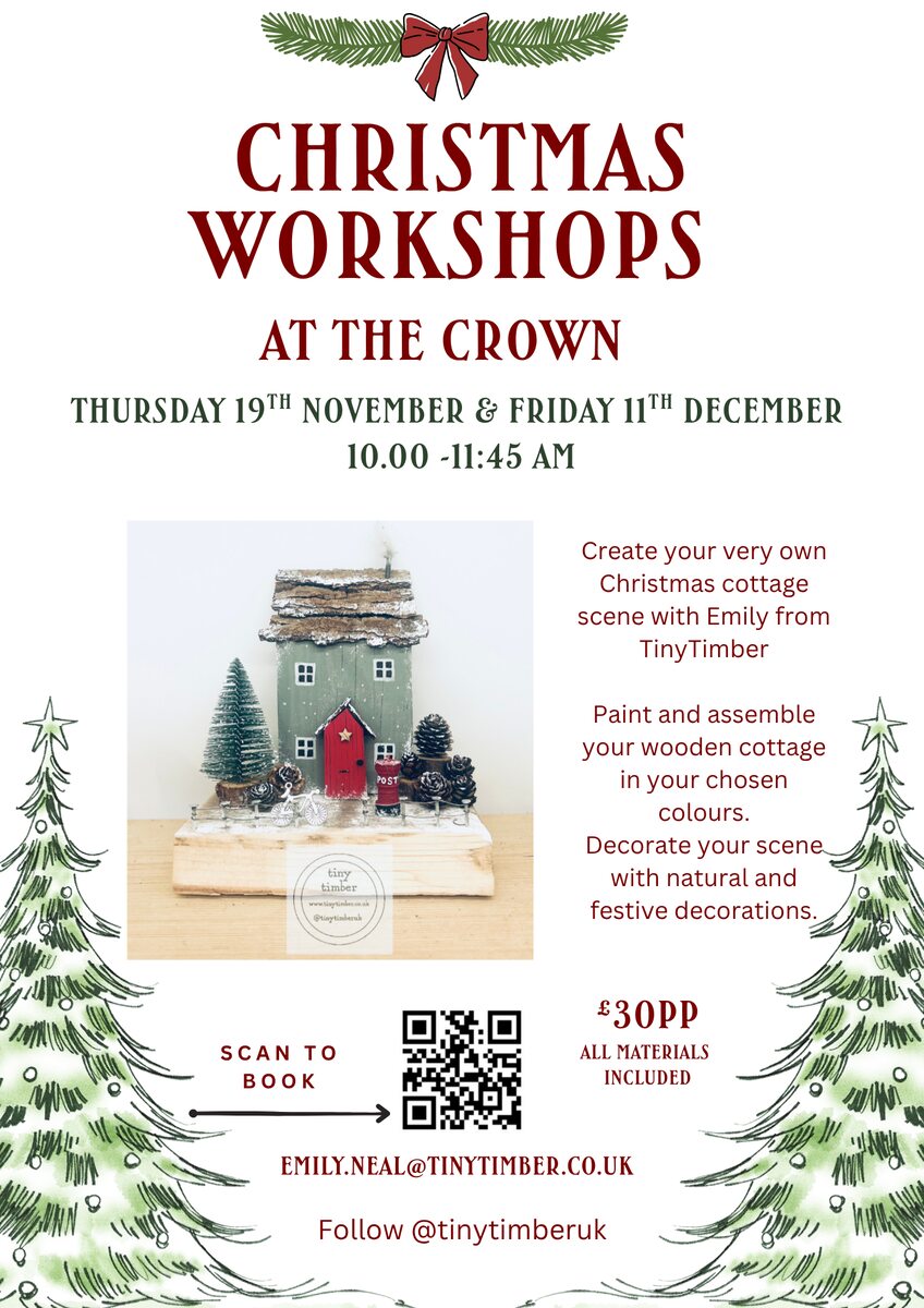 Christmas Cottage Scene Workshop (picture: The Crown)
