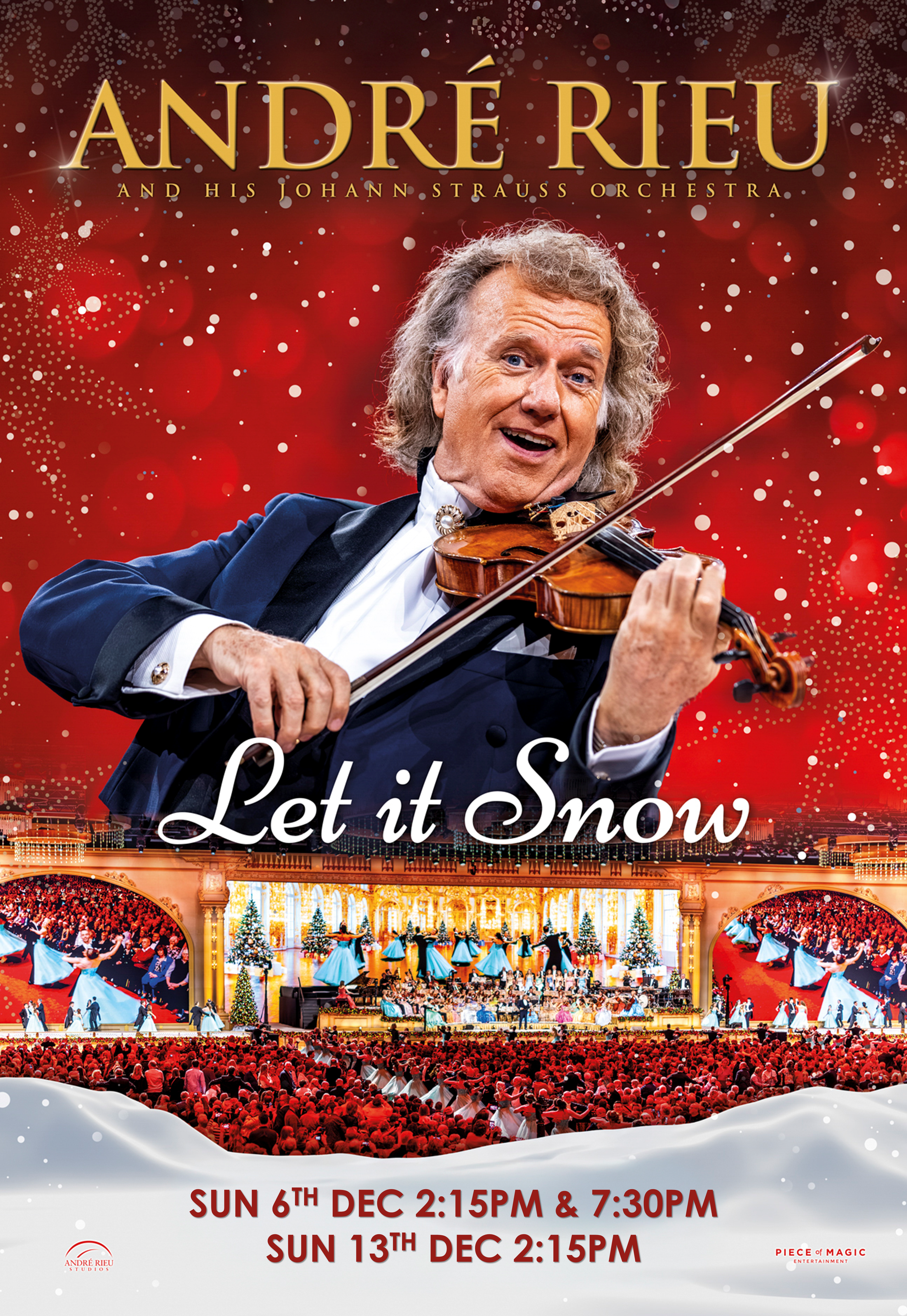 ANDRÉ RIEU’S 2026 CHRISTMAS CONCERT: LET IT SNOW (picture: Hailsham Pavilion)