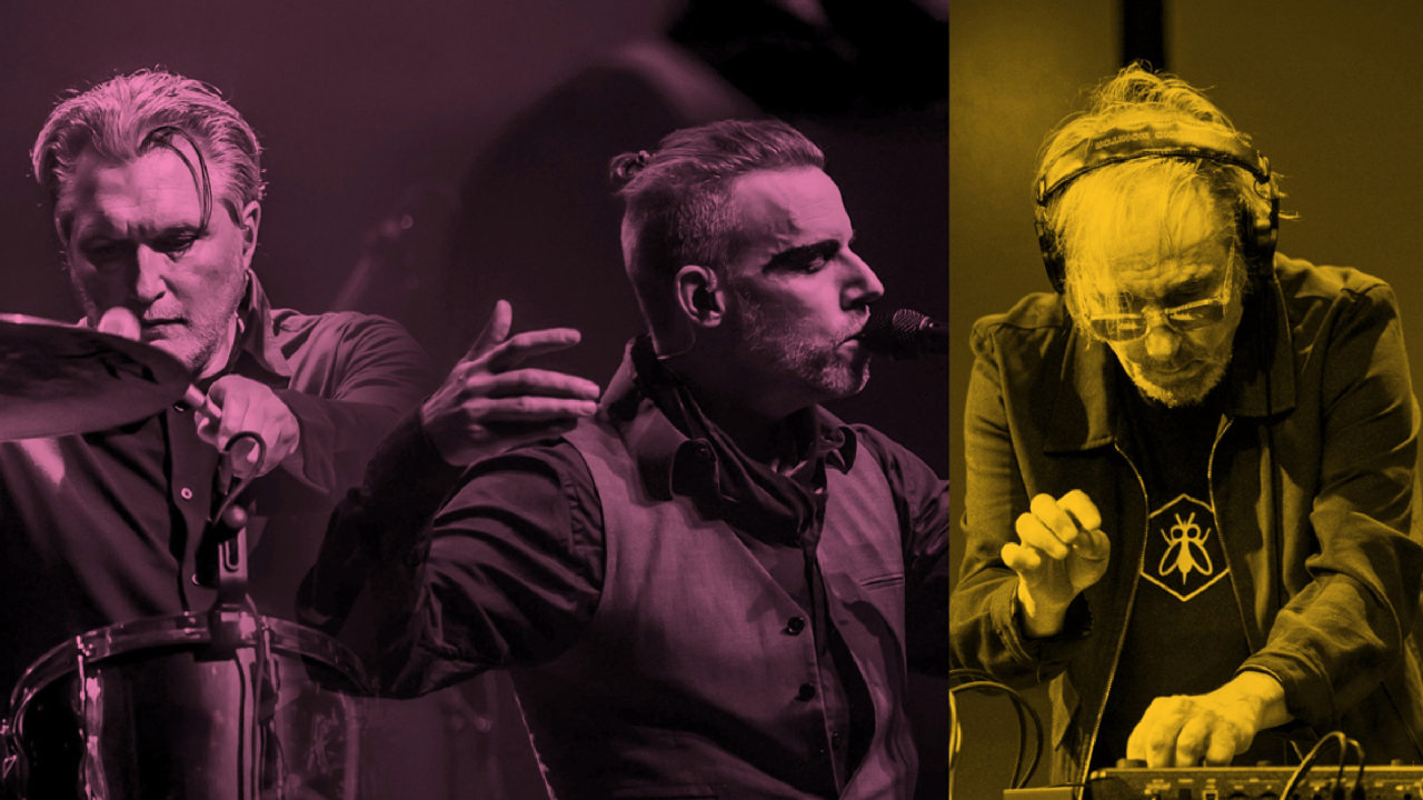 Exit North / Steve Jansen / Richard Barbieri (picture: Attenborough Centre for the Creative Arts)