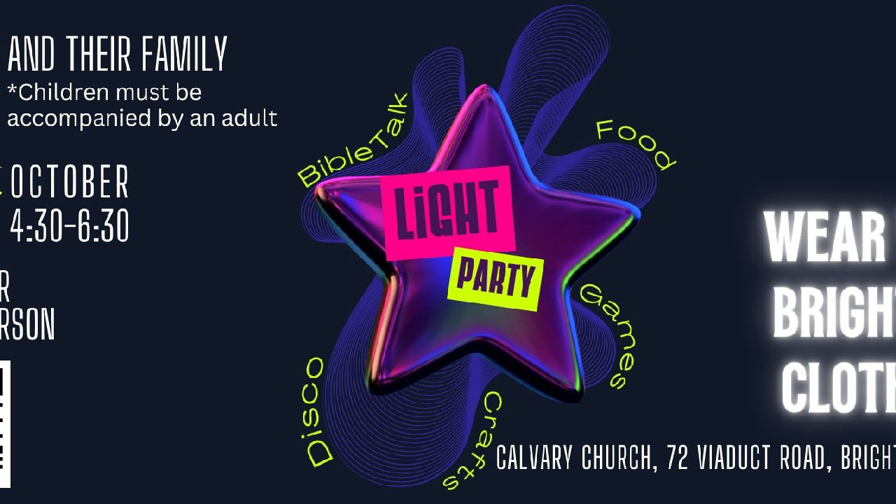 Light Party (picture: Calvary Church Brighton)