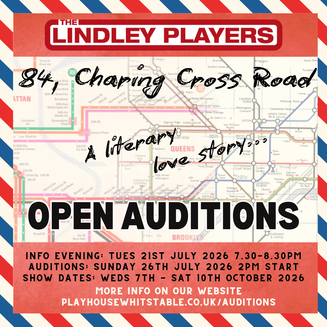 84, Charing Cross Road – Open Auditions (picture: Playhouse Theatre Whitstable)